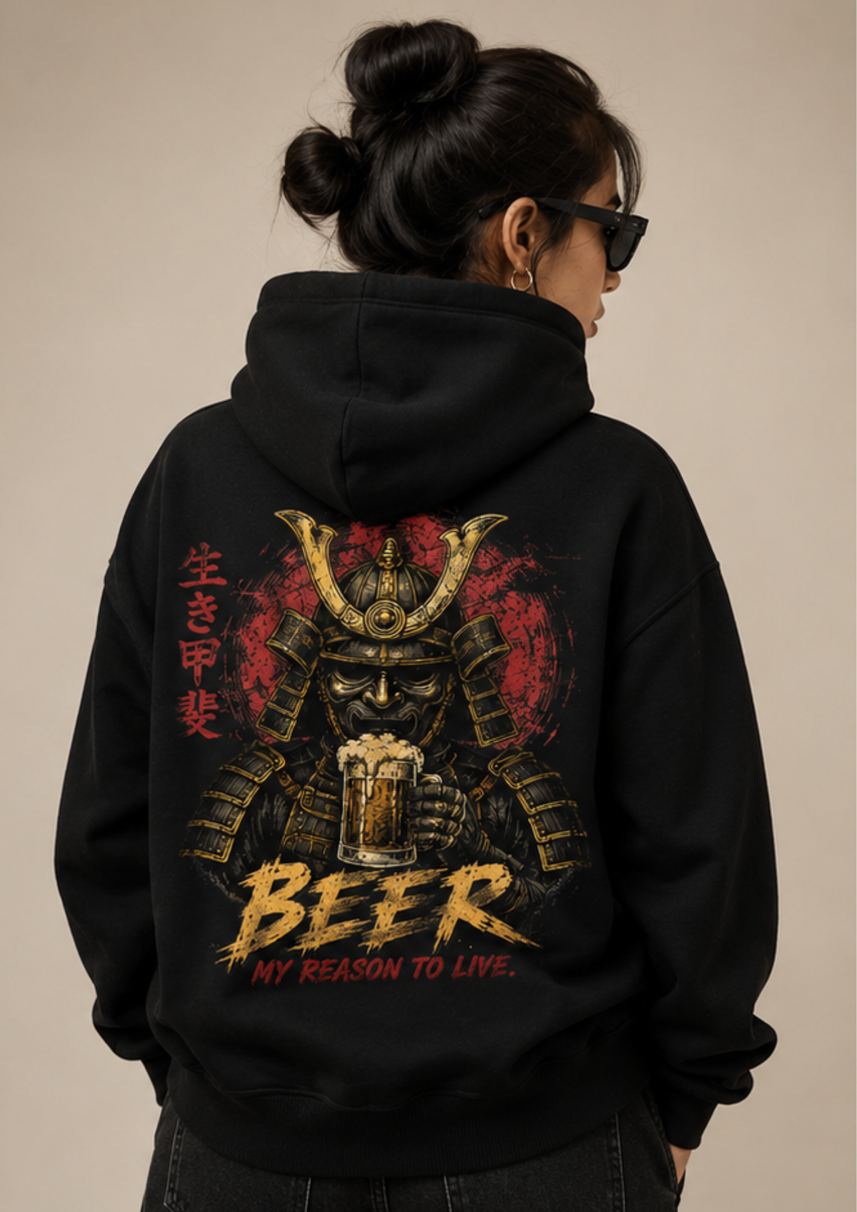 [color:Black] Last Samurai black mockup 1